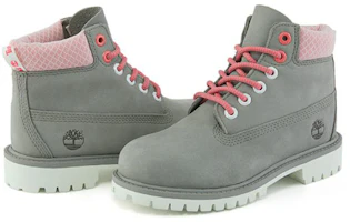 Shop 兒童 Timberland 輕便休閒工裝靴 灰色