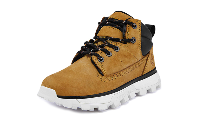 Lookbook 大童 Timberland 添柏嵐 輕便中幫馬丁靴 棕色