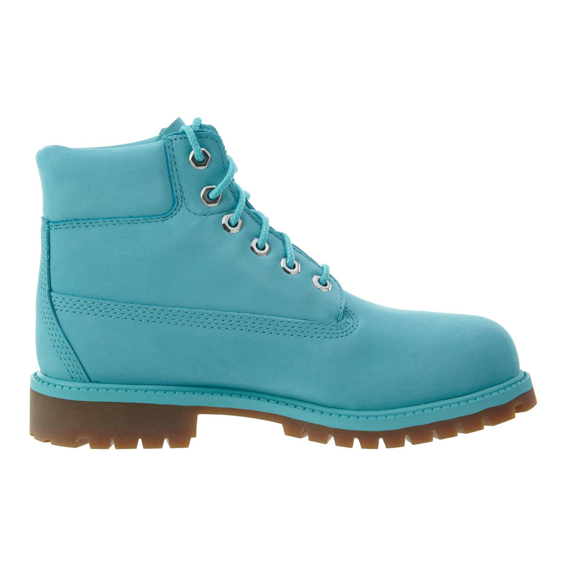 Order 大童 Timberland 添柏嵐 氣質舒適潮流 防滑耐磨 中筒 兒童靴子 藍色