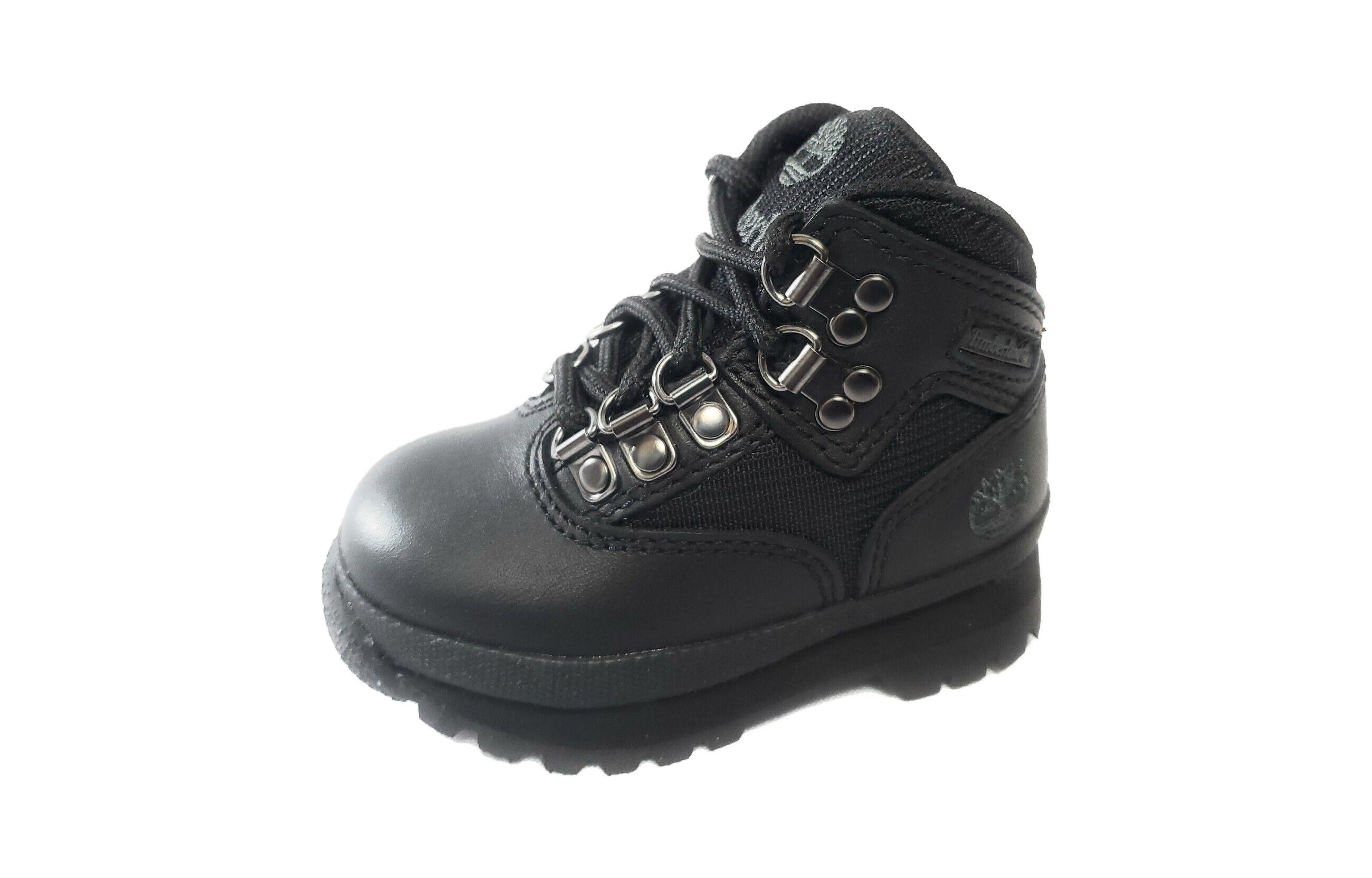 (Preschool) Timberland ' Mid-Top Shock-Absorbing Durable Boots 'Black' 96848-BLACK