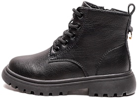 (Preschool) Timberland ' Outdoor Fleece-Lined Martens Boots 'Black' DJWP04BI1052DJ (Preschool) Timberland ' Outdoor Fleece-Lined Martens Boots 'Black' DJWP04BI1052DJ