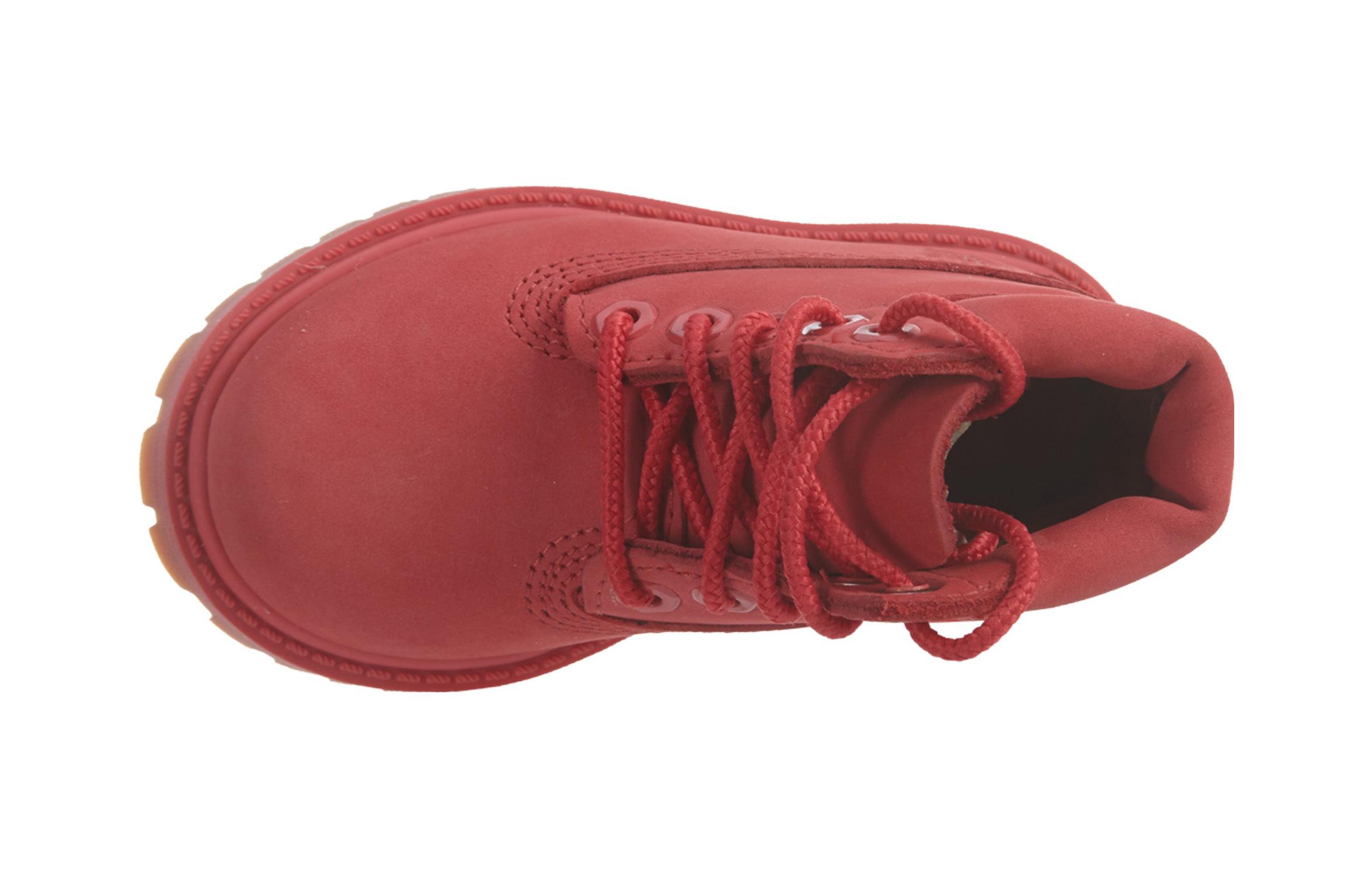 Shop (PS) Timberland Premium Comfort Slip-Resistente Midden-Lange Laarzen ''Rood'' A1KSX