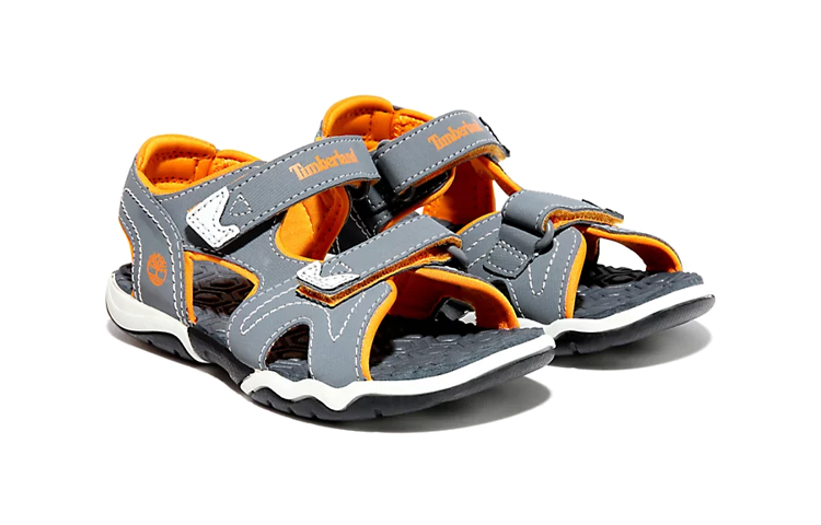 Lookbook (Preschool) Timberland Adventure Seeker 2 'Grey Orange' TB0A24PE033
