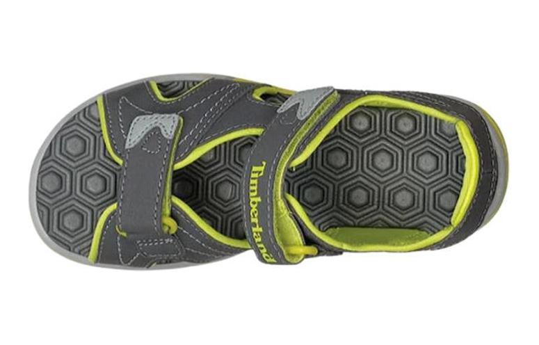 Lookbook (Preschool) Timberland Adventure Seeker Sandal 'Grey Yellow' TB02580A