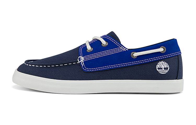 (Preschool) Timberland Canvas Low 'Black Blue' A2CVT