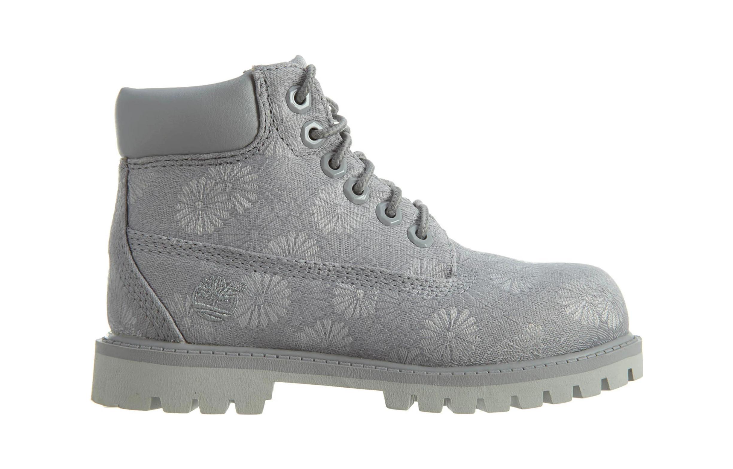 Order (Preschool) Timberland Classic Boots 'Grey Floral' TB0A1767-Grey