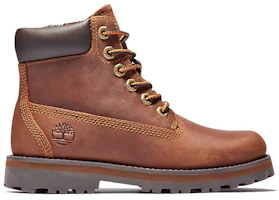 Order 兒童 Timberland添柏瀾 Courma 6英吋側拉鍊短筒靴 咖啡棕色