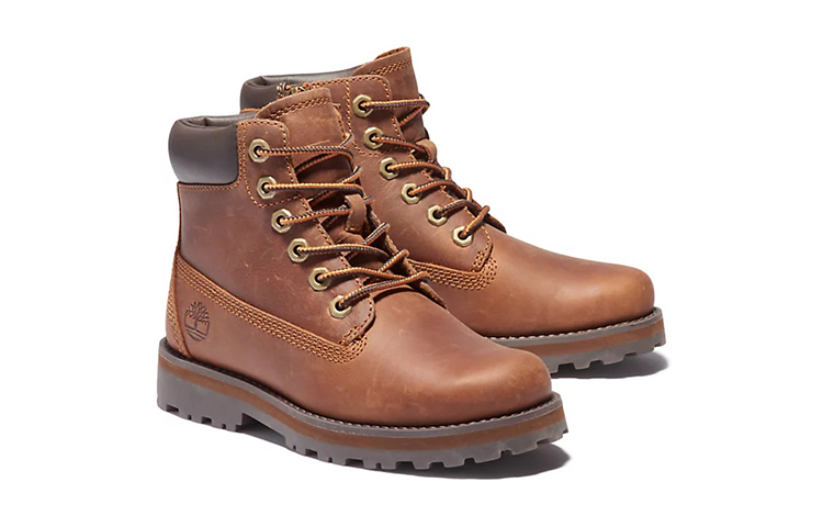 Shop (Preschool) Timberland Courma 6-Inch Side Zip Boot 'Coffee Brown' A279Q358
