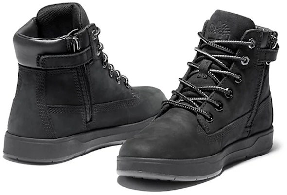 大童 Timberland添柏嵐 Davis Square 休閒 耐磨防滑 高筒 兒童休閒鞋 黑色 Shop 大童 Timberland添柏嵐 Davis Square 休閒 耐磨防滑 高筒 兒童休閒鞋 黑色