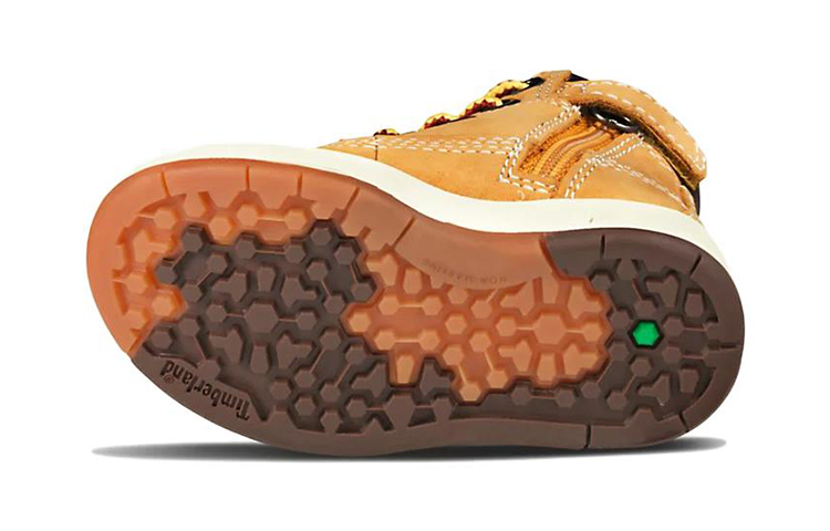 Purchase 中童 Timberland添柏嵐 Davis Square 休閒 耐磨 高筒 兒童板鞋 土黃色