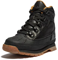 Lookbook 兒童 Timberland添柏嵐 Euro Hiker 耐磨防滑戶外靴 碳黑色