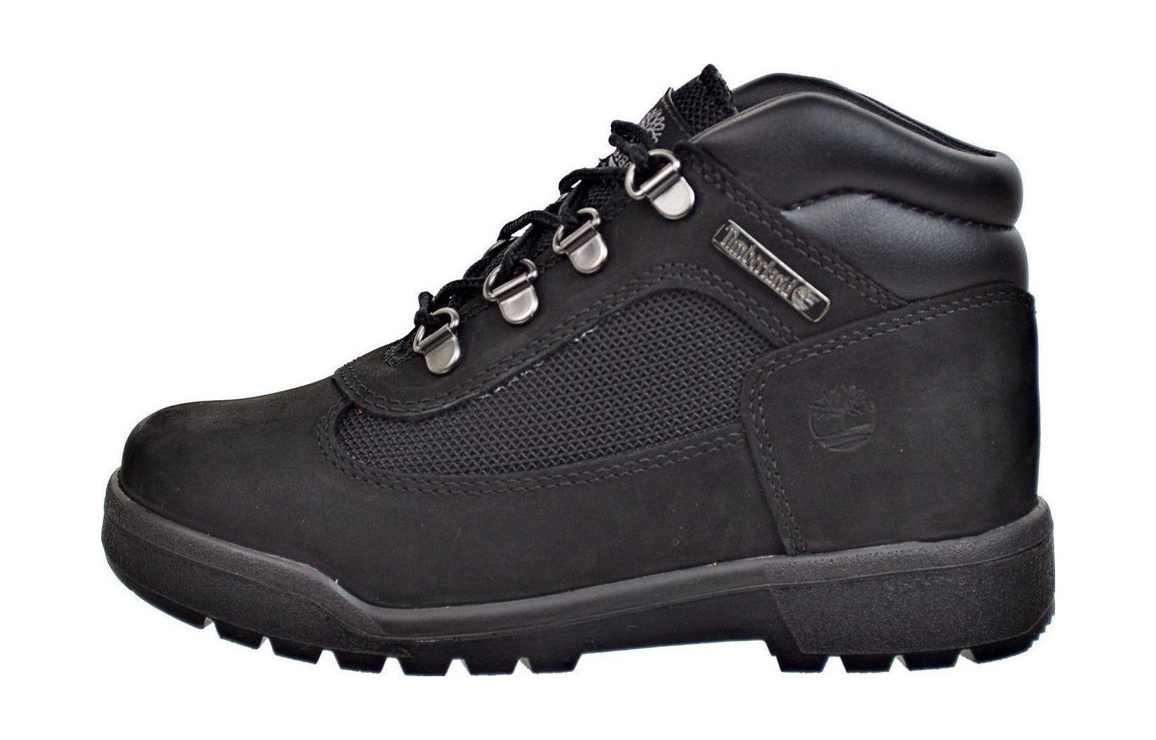 Buy 大童 Timberland 添柏嵐 Field Boots 運動舒適 防滑耐磨 中筒 童靴 黑色