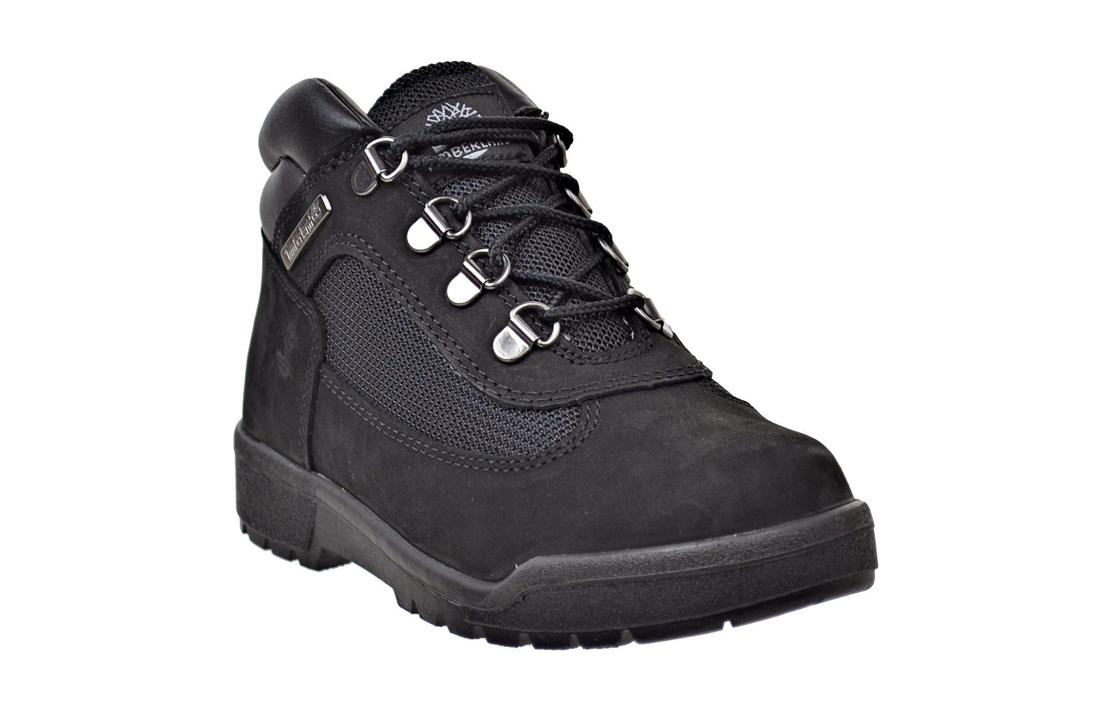 Order 大童 Timberland 添柏嵐 Field Boots 運動舒適 防滑耐磨 中筒 童靴 黑色