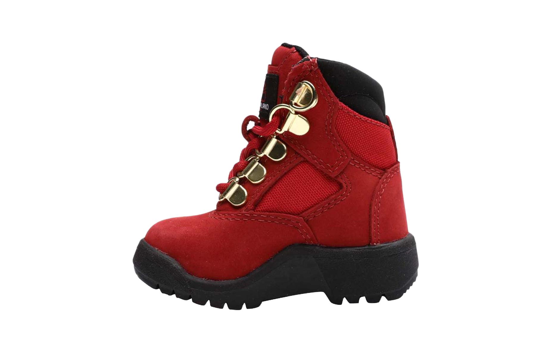 (PS) Timberland Field Boots 'Red'