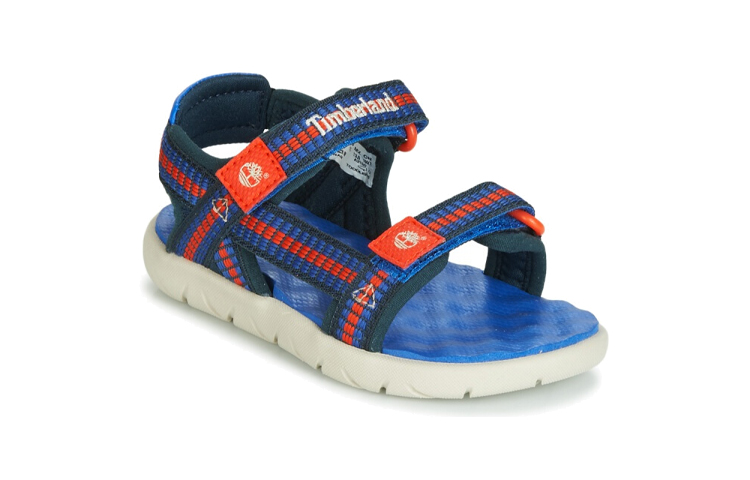 Lookbook (Preschool) Timberland Perkins Row 'Blue Velcro' TB0A1PT2J45