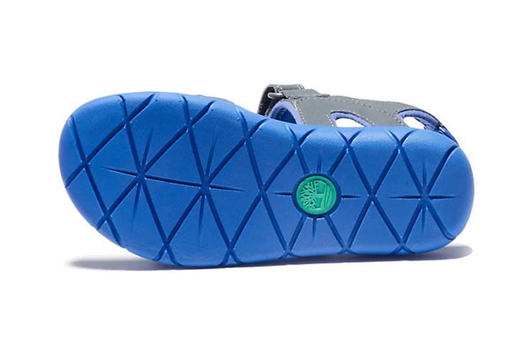 Details for (Preschool) Timberland Perkins Row 'Grey Blue Velcro' A24ZG