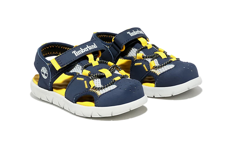 Lookbook (Preschool) Timberland Perkins Row 'Navy Fisherman' A1Y7Q