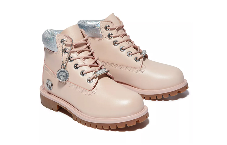 Shop 大童 Timberland添柏嵐 Premium 6英吋 舒適防水馬丁靴 粉色