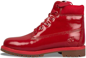 (Preschool) Timberland Premium 'Red Mid-Top Boots' A151B (Preschool) Timberland Premium 'Red Mid-Top Boots' A151B