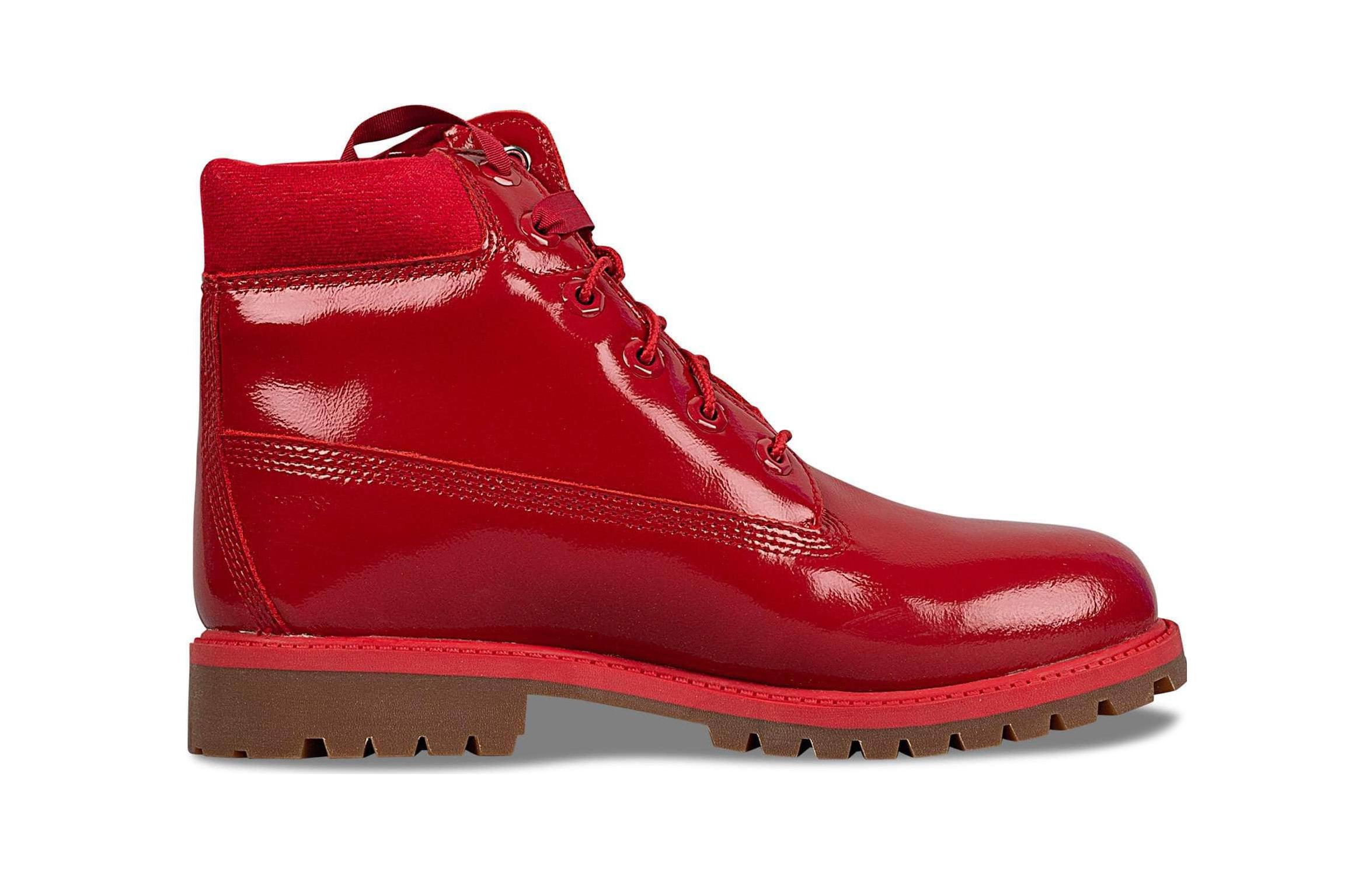 Order 中童 Timberland添柏嵐 PREMIUM系列 防滑耐損 中筒 兒童靴子 紅色