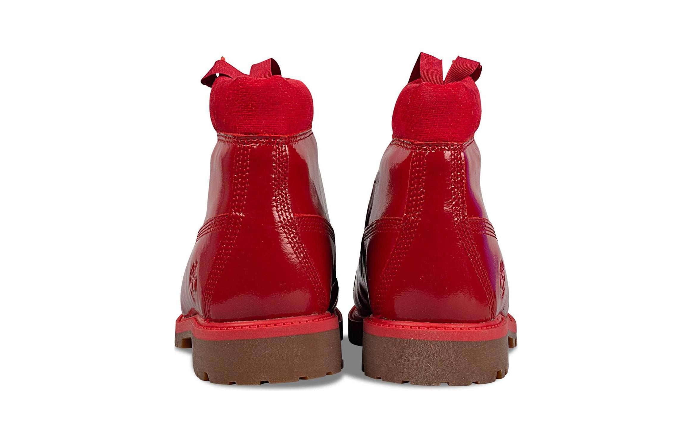 Shop 中童 Timberland添柏嵐 PREMIUM系列 防滑耐損 中筒 兒童靴子 紅色