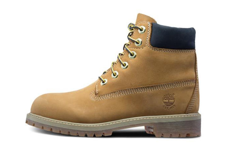 (Preschool) Timberland Premium 'Wheat' A1VE5W