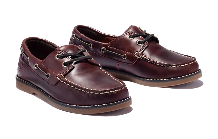 Lookbook (Preschool) Timberland Seabury Mid 'Red Brown' TB03198A242