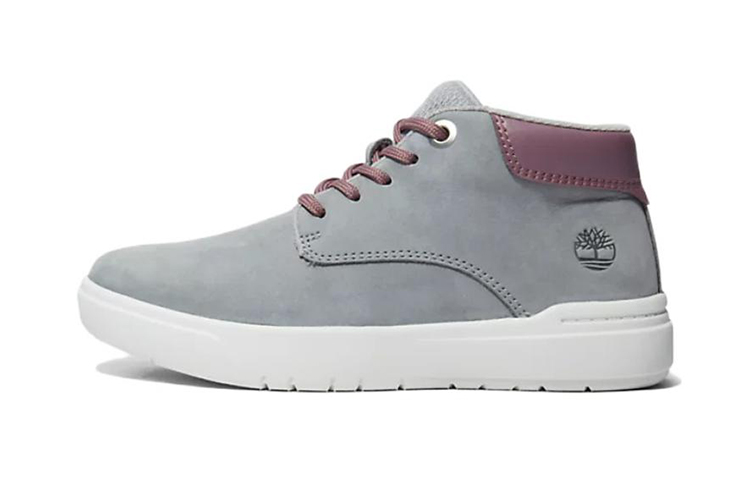 (Preschool) Timberland Seneca Bay 'Grey High-Top' A5N4P050