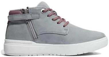 Order 中童 Timberland添柏岚 Seneca Bay 休閒 耐磨 高筒 兒童板鞋 灰色