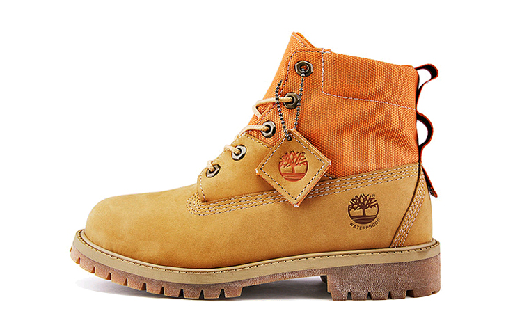 (Preschool) Timberland Waterproof High-Top Martens Boots 'Wheat' A2DZX