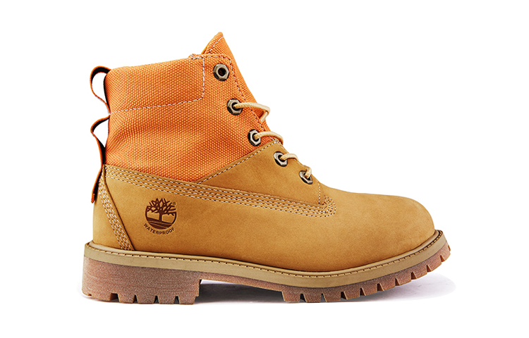 Order 大童 Timberland添柏岚 舒適休閒防水高筒馬丁靴 青少年 小麥