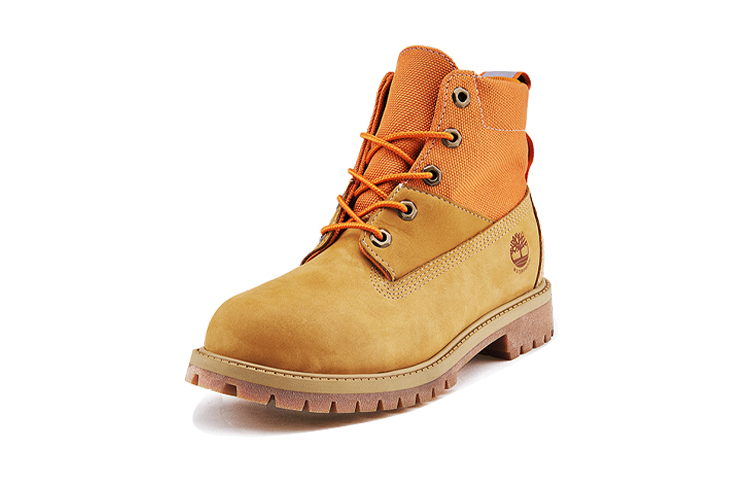 Lookbook 大童 Timberland添柏岚 舒適休閒防水高筒馬丁靴 青少年 小麥