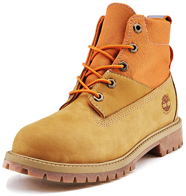 大童 Timberland添柏岚 舒適休閒防水高筒馬丁靴 青少年 小麥 Lookbook 大童 Timberland添柏岚 舒適休閒防水高筒馬丁靴 青少年 小麥