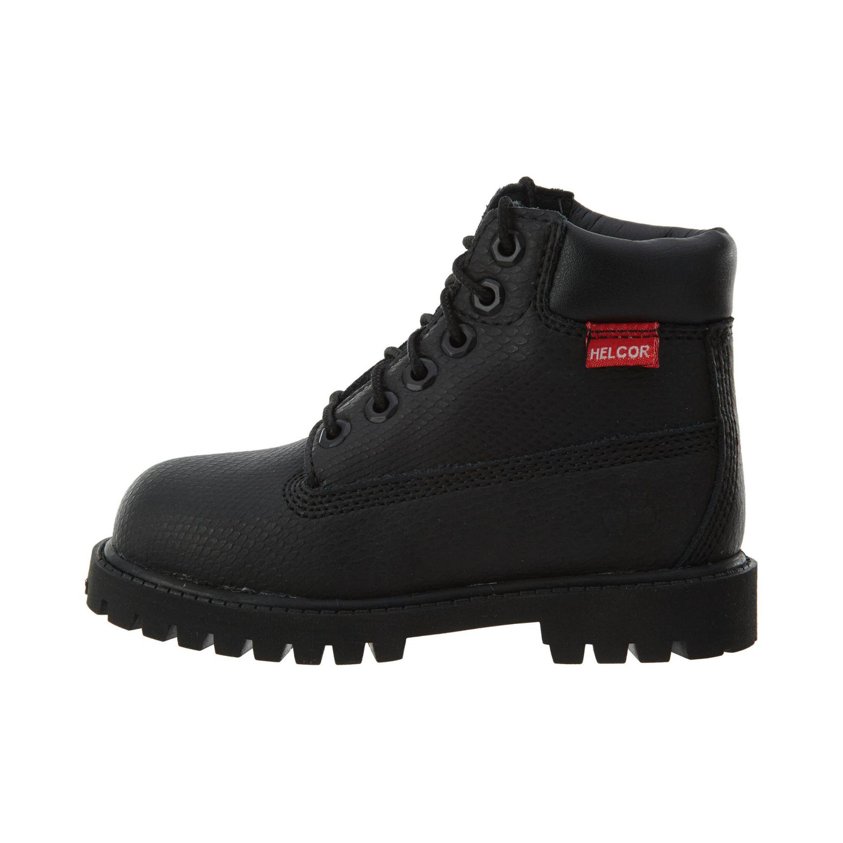 (Preschool) Timberland Waterproof Slip-Resistant Mid-Top Boots 'Black' TB03785A