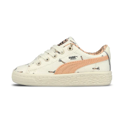 (PS) Puma Tinny Cottons Basket Cvs Ps Casual Shoes Beige 'Cream'