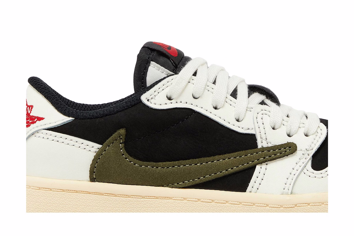 (Preschool) Travis Scott x Air Jordan 1 Low OG 'Olive' DZ5909-106
