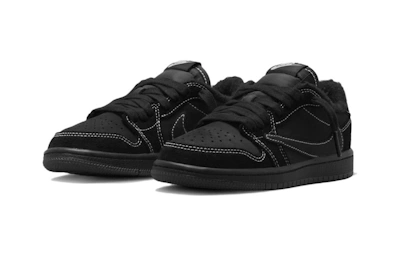(Preschool) Travis Scott x Air Jordan 1 Low OG SP 'Black Phantom' DO5442-001