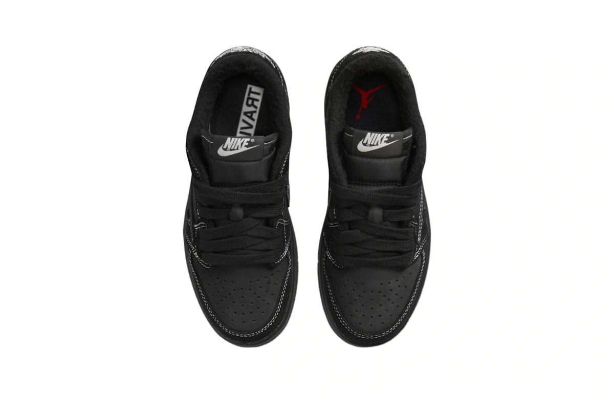 (Preschool) Travis Scott x Air Jordan 1 Low OG SP 'Black Phantom' DO5442-001
