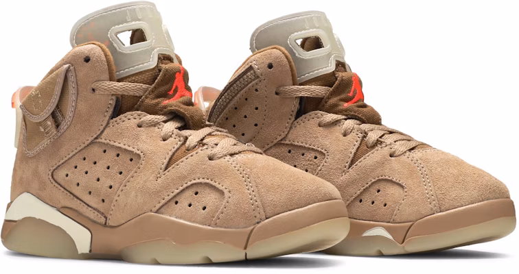 (Preschool) Travis Scott x Air Jordan 6 Retro 'British Khaki' DH0693-200 Cheap (Preschool) Travis Scott x Air Jordan 6 Retro 'British Khaki' DH0693-200