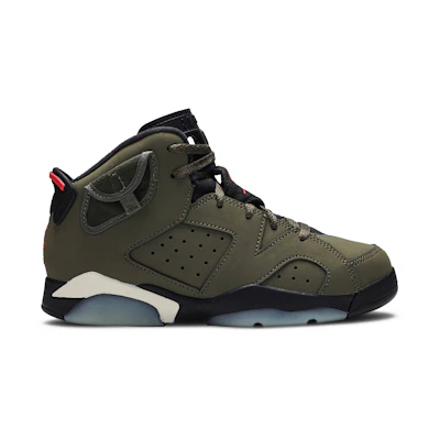 (PS) Travis Jordan 6 Retro 'Olive'