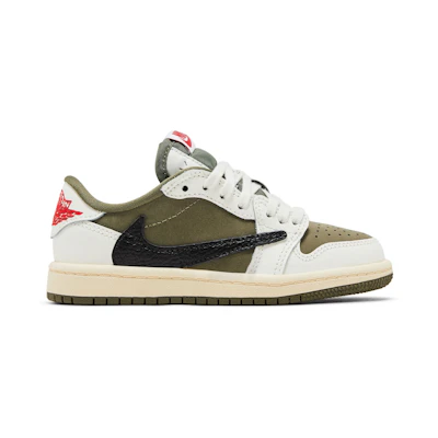 (PS) Travis Jordan Air 1 Low SP 'Medium Olive'