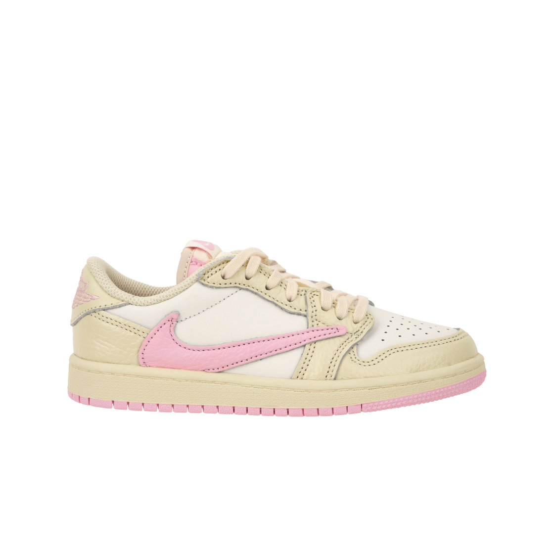 (Preschool) Travis Scott x Air Jordan Air 1 Low OG SP 'Shy Pink' IQ7605-100