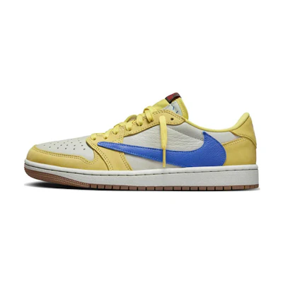 (PS) Travis Jordan Air 1 Retro Low SP 'Canary'