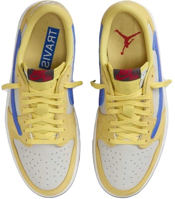 (PS) Travis Scott x Air Jordan 1 低帮复古 OG SP '金丝雀' DZ5909-700 Details for (PS) Travis Scott x Air Jordan 1 低帮复古 OG SP '金丝雀' DZ5909-700