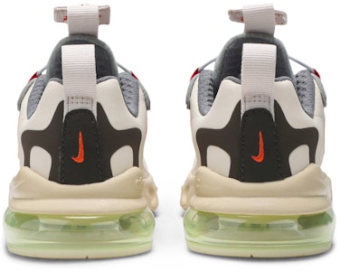 (PS) Travis Scott x Nike Air Max 270 React ENG 'Cactus Trails' - Kasut Jalan Cactus. CV2414-200 Details for (PS) Travis Scott x Nike Air Max 270 React ENG 'Cactus Trails' - Kasut Jalan Cactus. CV2414-200