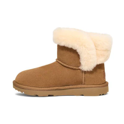 (PS) UGG Classic Low Fur 'Chestnut'