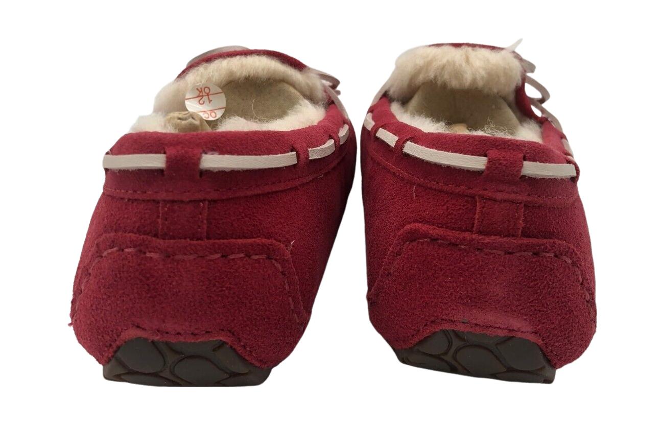 Shop 大童 UGG DAKOTA 絨面 舒適柔軟 百搭耐磨 兒童休閒鞋 紅色