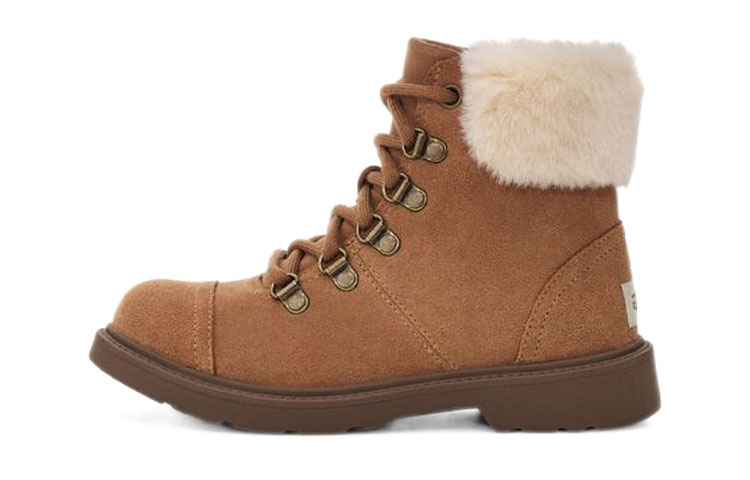 Buy 大童 UGG Azell 登山者防水 休閒舒適 短筒 雪地靴 栗色