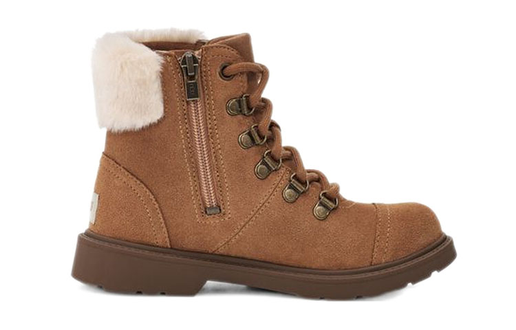 Order 大童 UGG Azell 登山者防水 休閒舒適 短筒 雪地靴 栗色