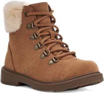 大童 UGG Azell 登山者防水 休閒舒適 短筒 雪地靴 栗色 Lookbook 大童 UGG Azell 登山者防水 休閒舒適 短筒 雪地靴 栗色